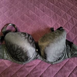 Curvy Kate 30g black leopard bra